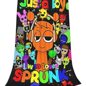 50x40” Sprunki throw blanket